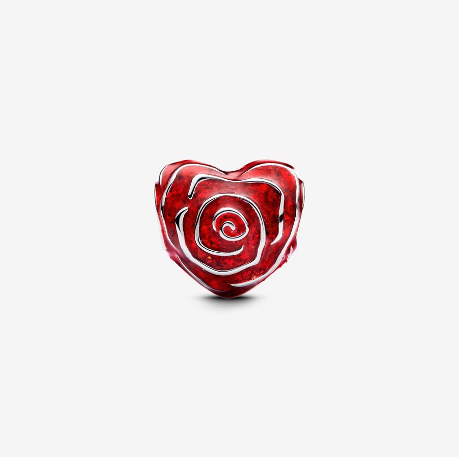 Conta Coração Rosa