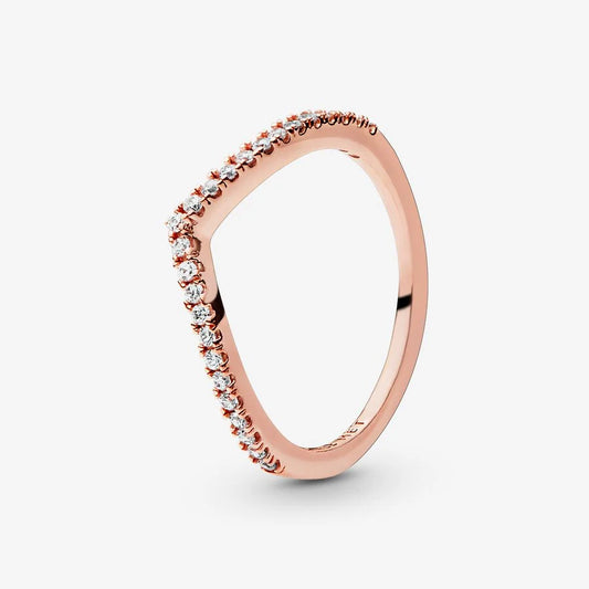 Anel Wishbone Brilhante