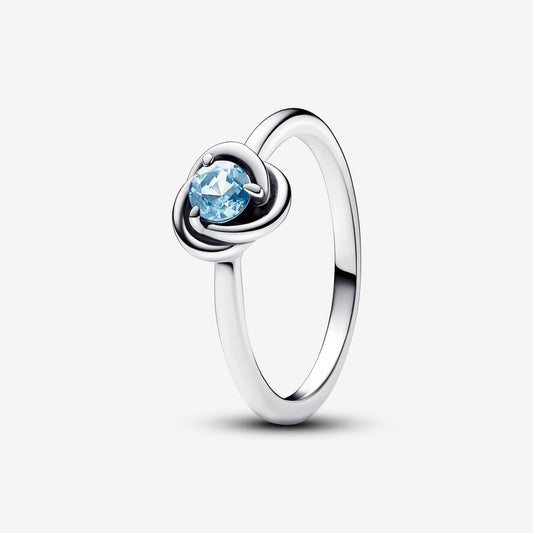 Conta Círculo Eternidade Azul Marinho Aqua