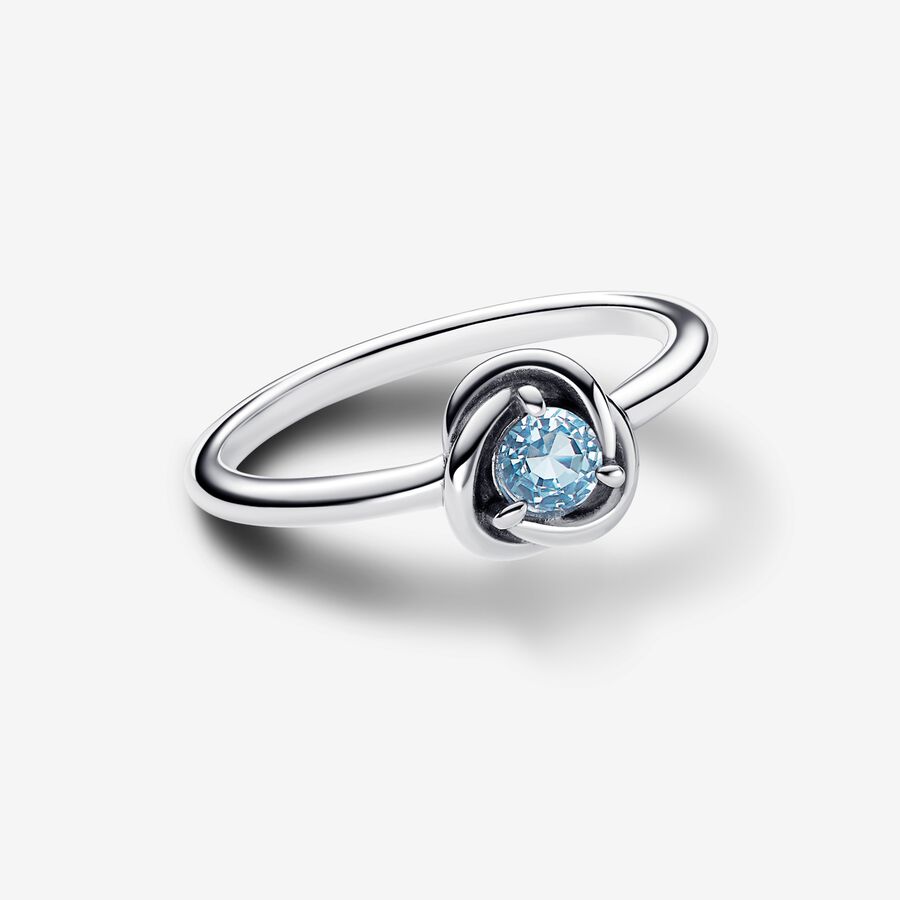 Conta Círculo Eternidade Azul Marinho Aqua