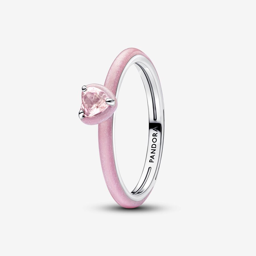 Anel Coração Chakra Rosa
