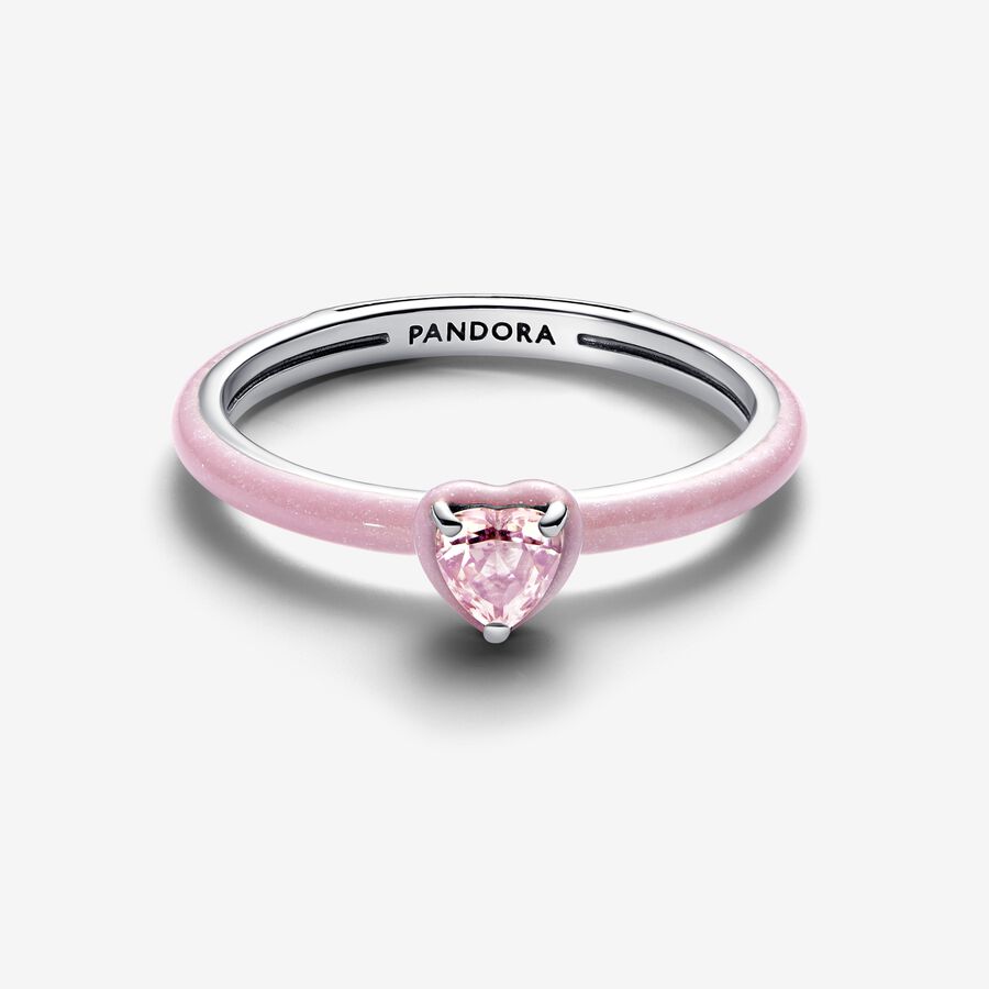Anel Coração Chakra Rosa