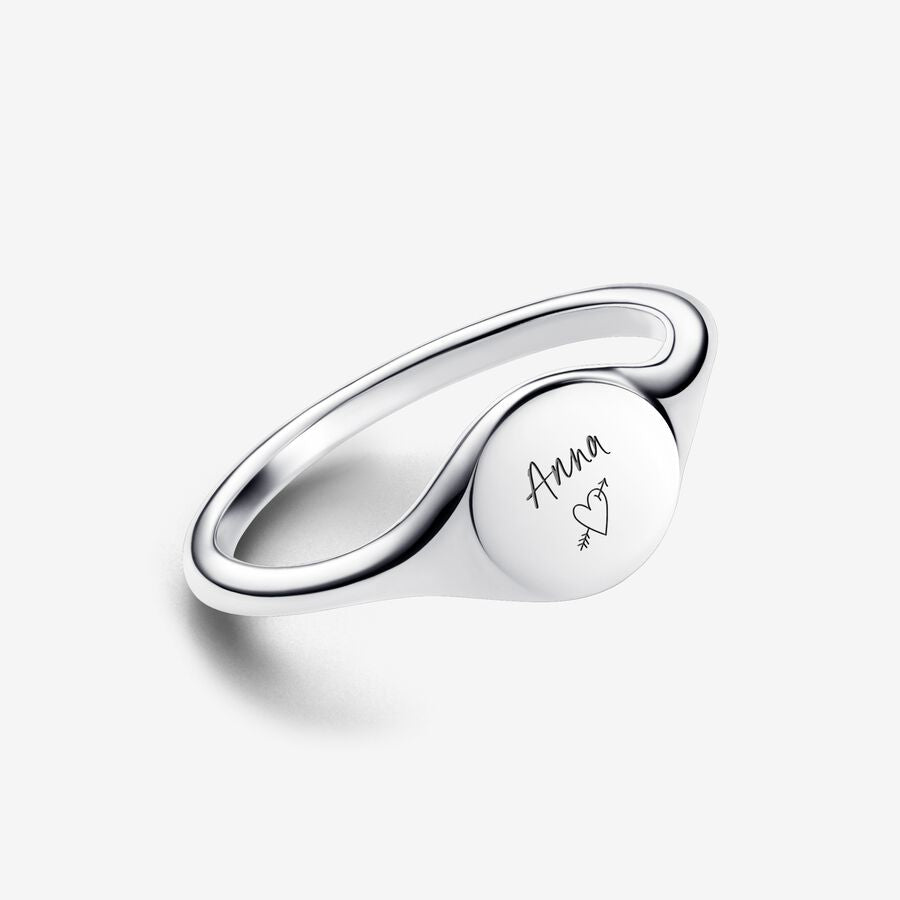 Anel Engravable Signet