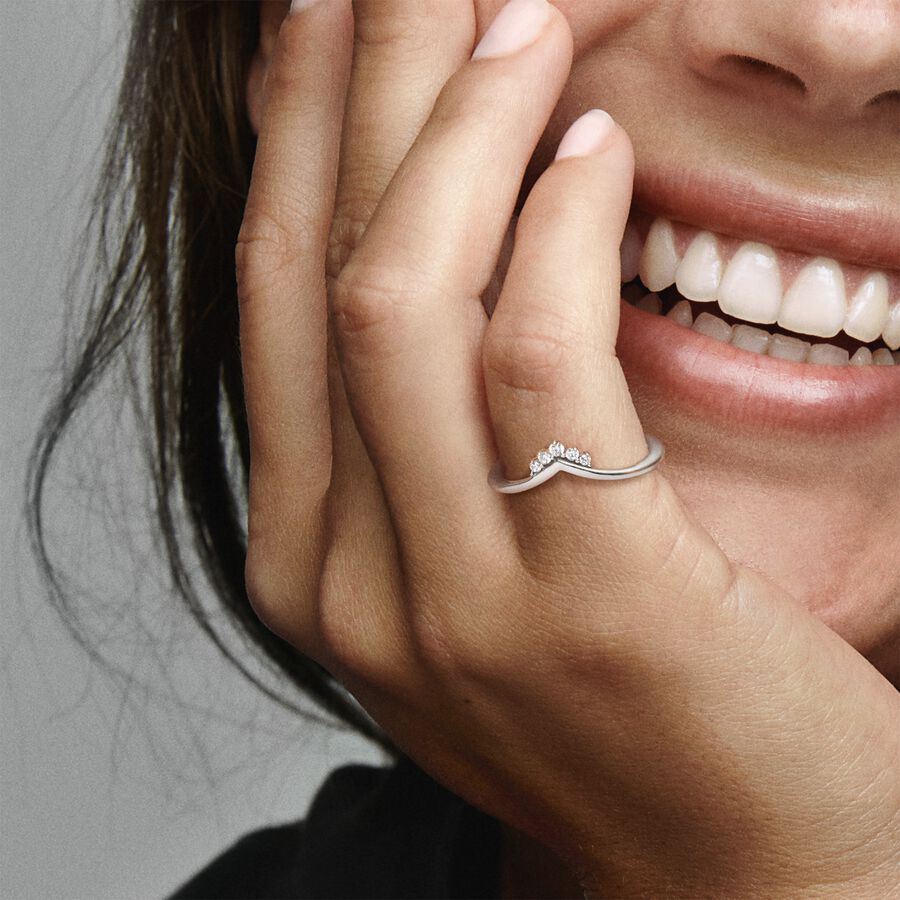Anel Tiara Wishbone