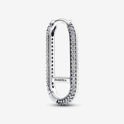 Brinco Individual Elo Pavé Longo Pandora ME