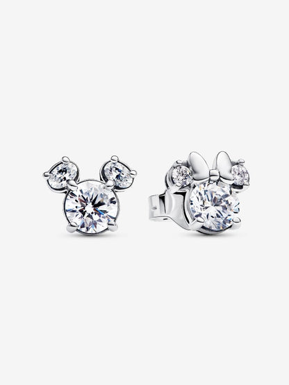 Brincos Stud Disney Mickey Mouse e Minnie Mouse