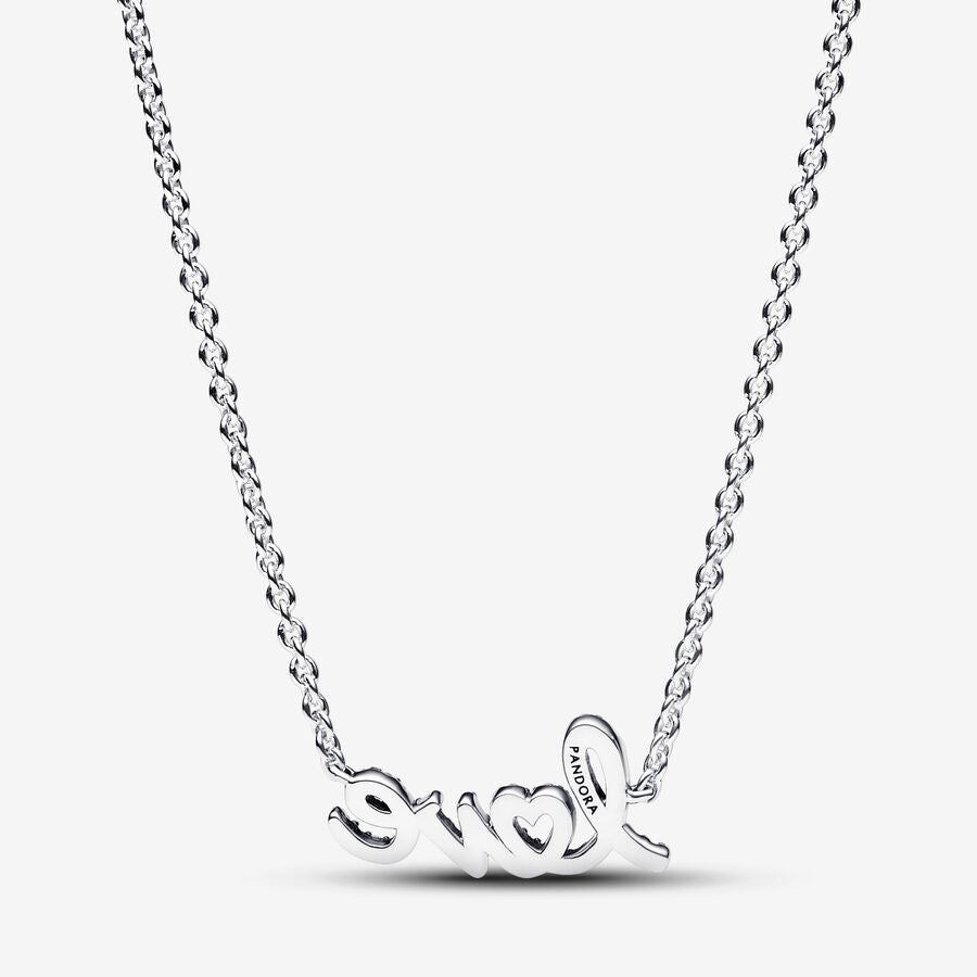 Colar Sparkling Handwritten Love