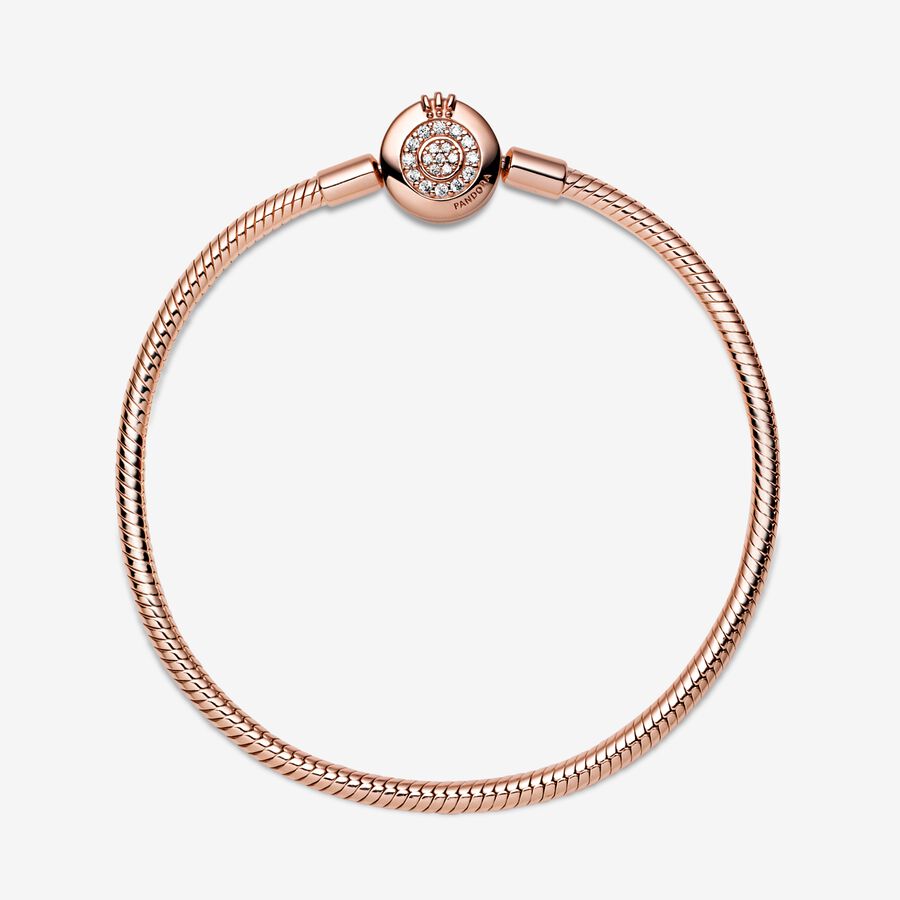 Pulseira Snake "O"coroa Pandora Moments