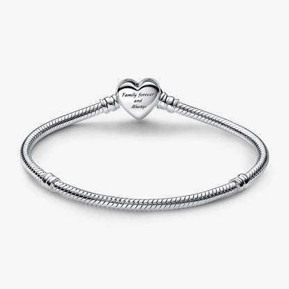 Pulseira Malha Snake Sparkling Infinity Heart