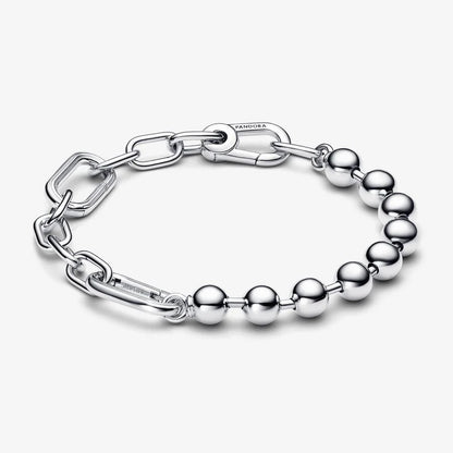 Pulseira Corrente de Elos e Esferas Metálicas Pandora ME