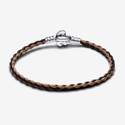 Pulseira em couro com fecho Pandora Moments Disney O Rei Leão