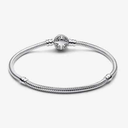 Pulseira Malha Snake Fecho Estrela do Norte