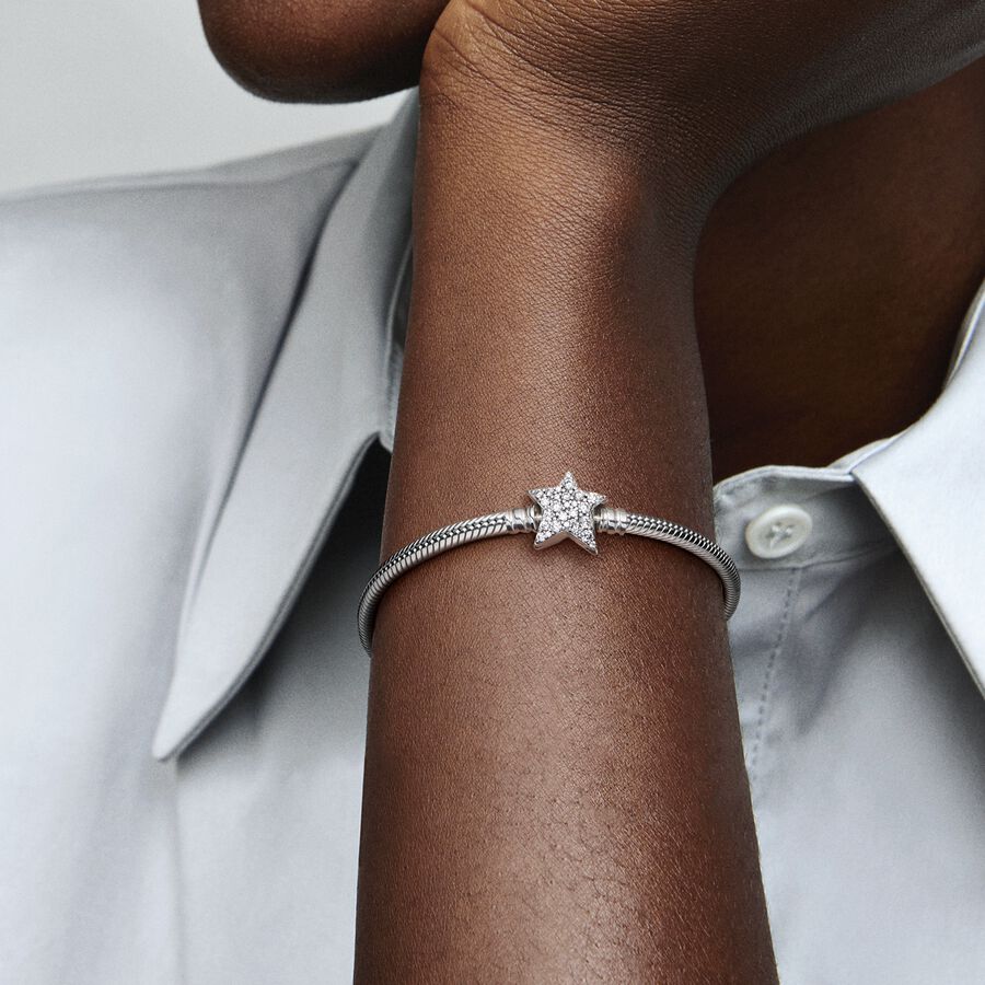 Pulseira com Fecho Estrela Assimétrica