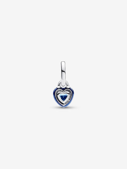 Mini-Conta Pendente Coração Chakra Azul Pandora ME Prata