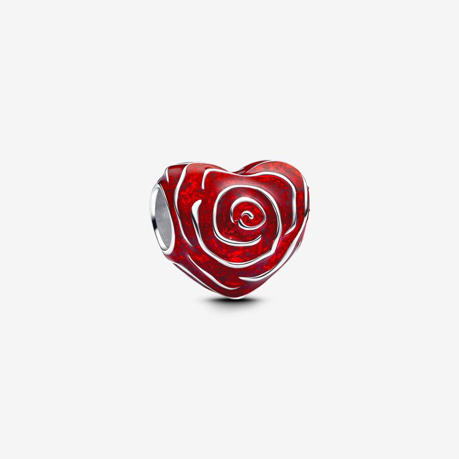 Conta Coração Rosa