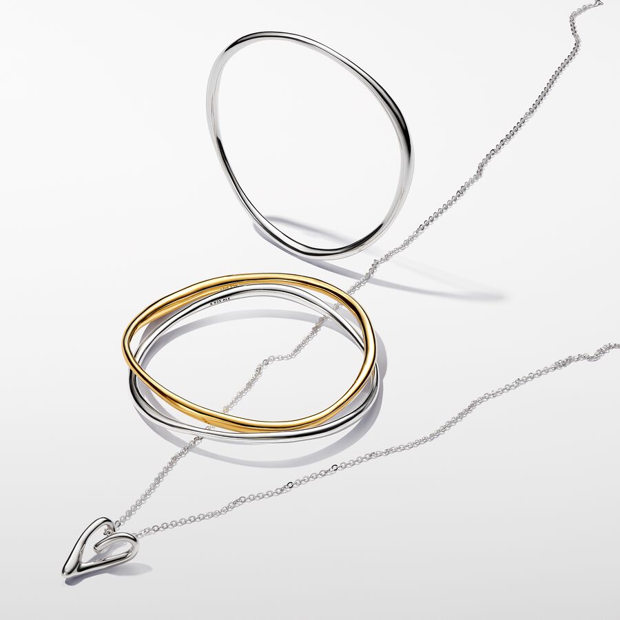 Pulseira com design orgânico