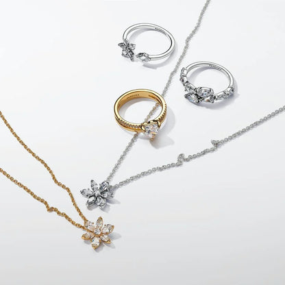 Colar com Pendente Sparkling Herbarium